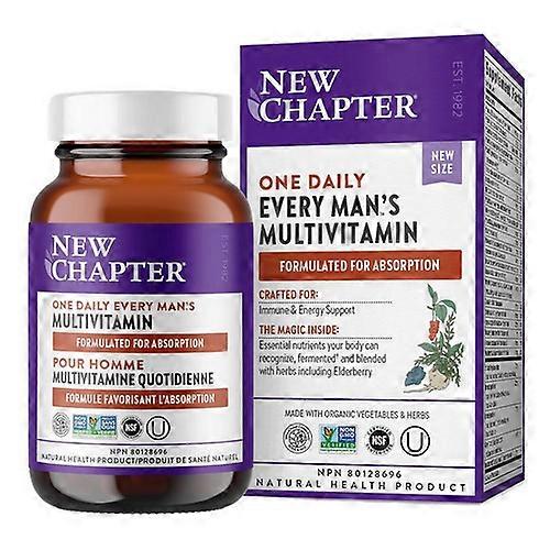 New Chapter One Daily Every Man's Multivitamin, 60 Tabs