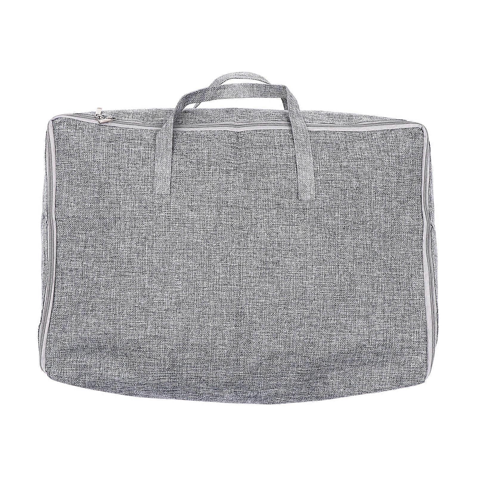 Quilt Storage Container M For Closet Organization Grey Waterproof 1Set