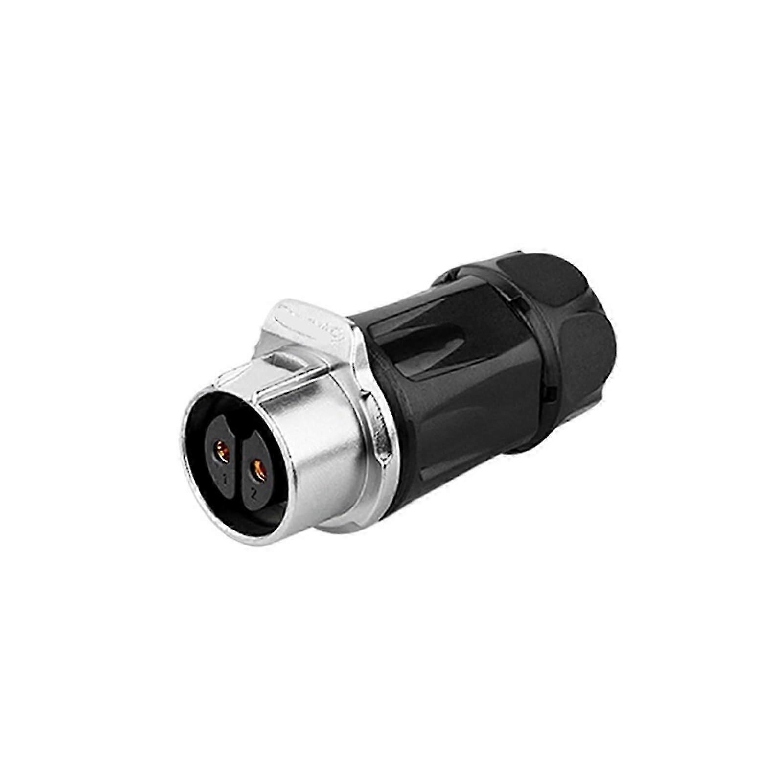 LP20 Aviation Plug and Socket - 2-Core with Barrier for Secure Connection