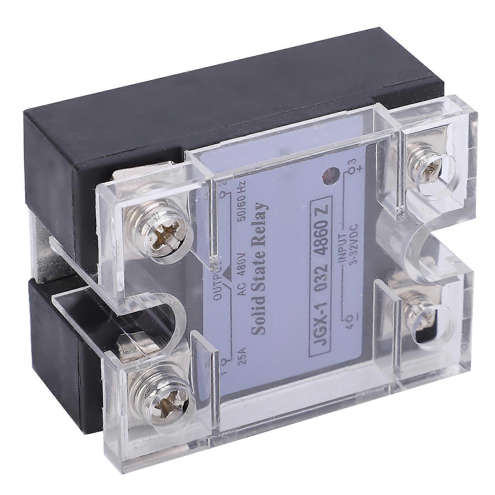 High Temp Resistant Solid State Relay JGX1032 480V DC-AC 60A Red