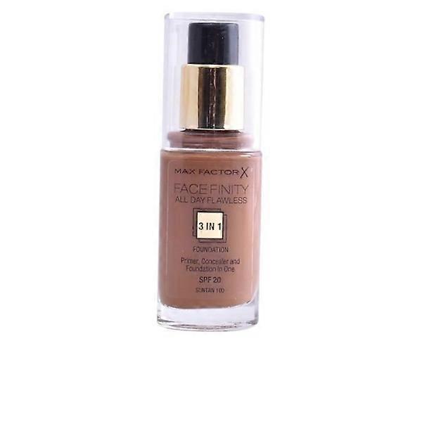 Facefinity All Day Flawless 3 In 1 Foundation 100-solbrun 30 ml. Solbrun foundation.