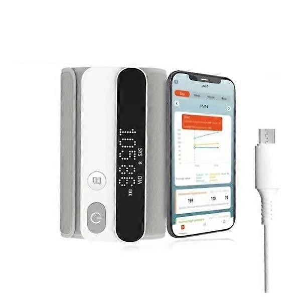 זרוע קול אנגלית Bluetooth נטענת שימוש זמן רב מוניטור לחץ דם רפואי