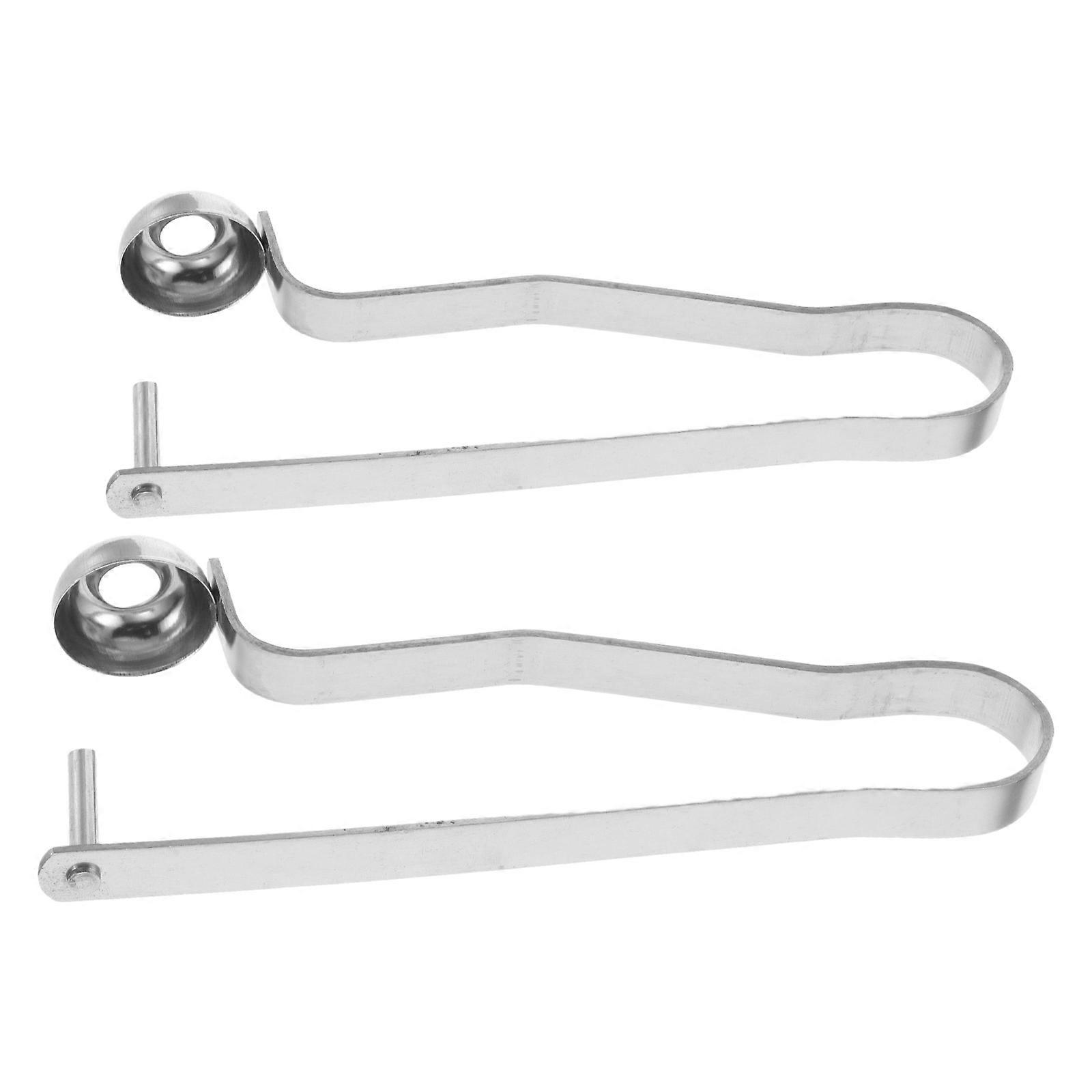 Stainless Steel Jujube Pitter Tool for Red Dates Cherry Pit Remover 2pcs Silver Multifunctional Kitchen Fruit Processor