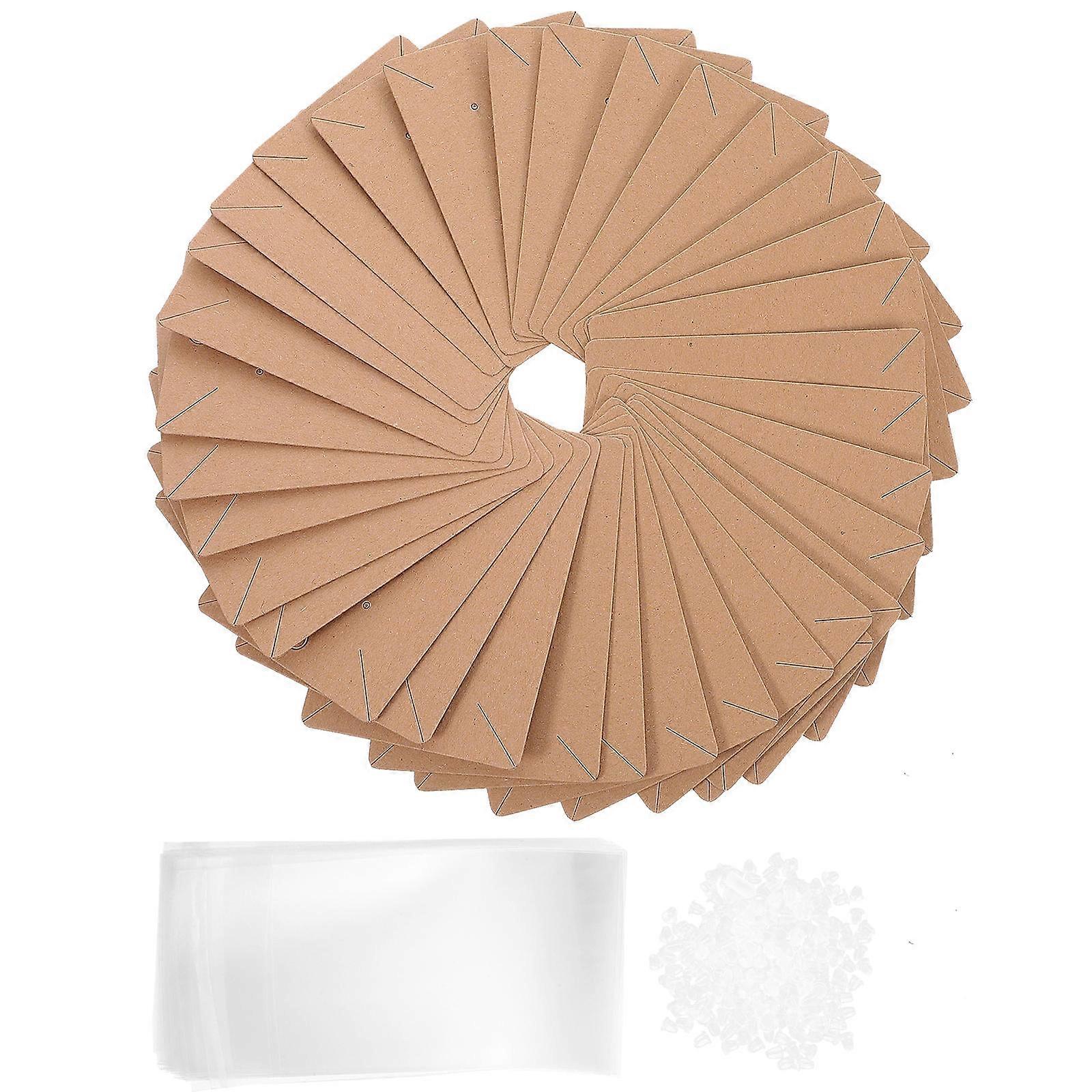 Jewelry Wrapping Cards for Earrings, Simplify Display and Storage, Includes Earring Backs