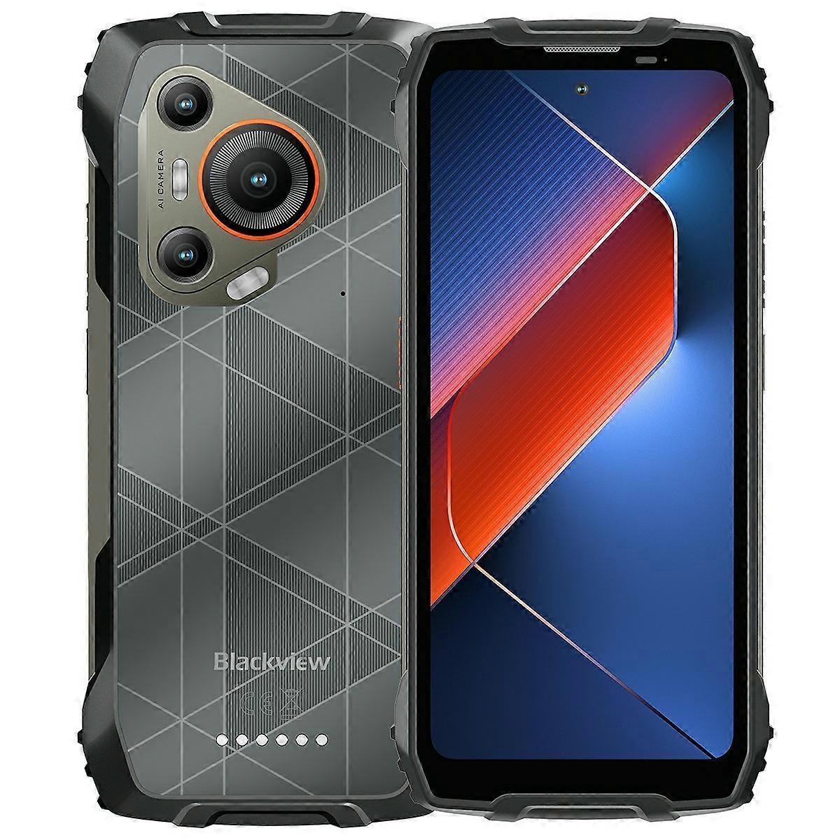 BLACKVIEW BL7000 5G الذكاء الاصطناعي هاتف محمول متين أندرويد 15 Dimensity 6300 6.78 بوصة ، 8 + 256 جيجابايت أسود