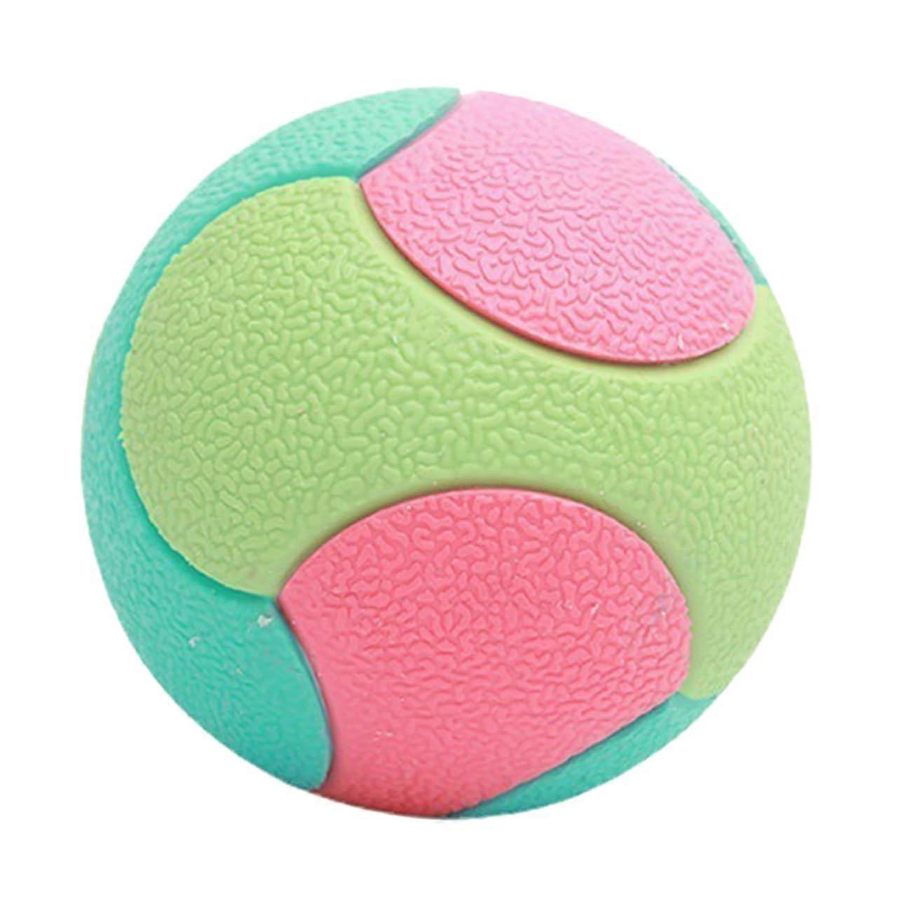 Dog Chew Toy Elastic Ball - Durable, Squeaky Dental Care Toy for Puppies and Dogs of All Sizes