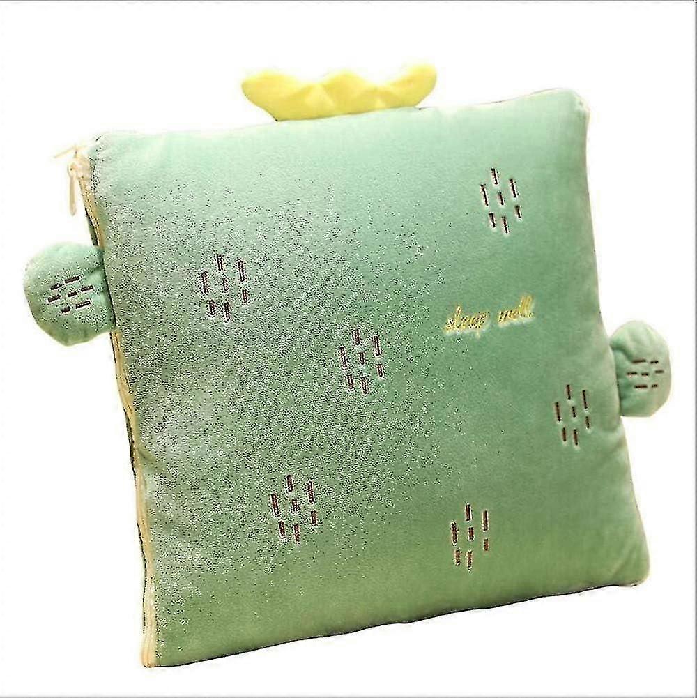 Cactus)Cushion Blanket in Pillow Quilt Multifunctional Pillow