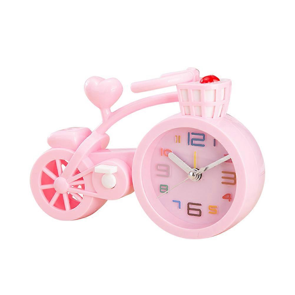 Creative Alarm Clock Model Design for Home Decoration Daily Use in Pink 1Pcs