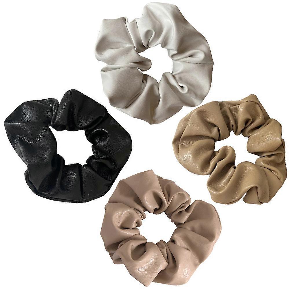 Elastic Hair Bands For Women 4Pcs Assorted Color Scrunchies Suitable For Everyday Use And Special Occasions