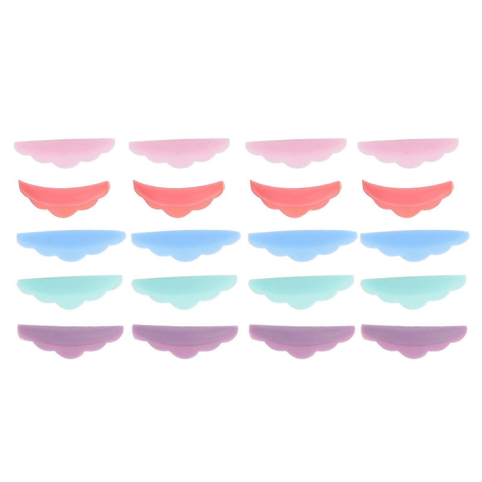 Silicone Eyelash Extension Pads for Salon Use Assorted Pairs Practical Beauty Tools