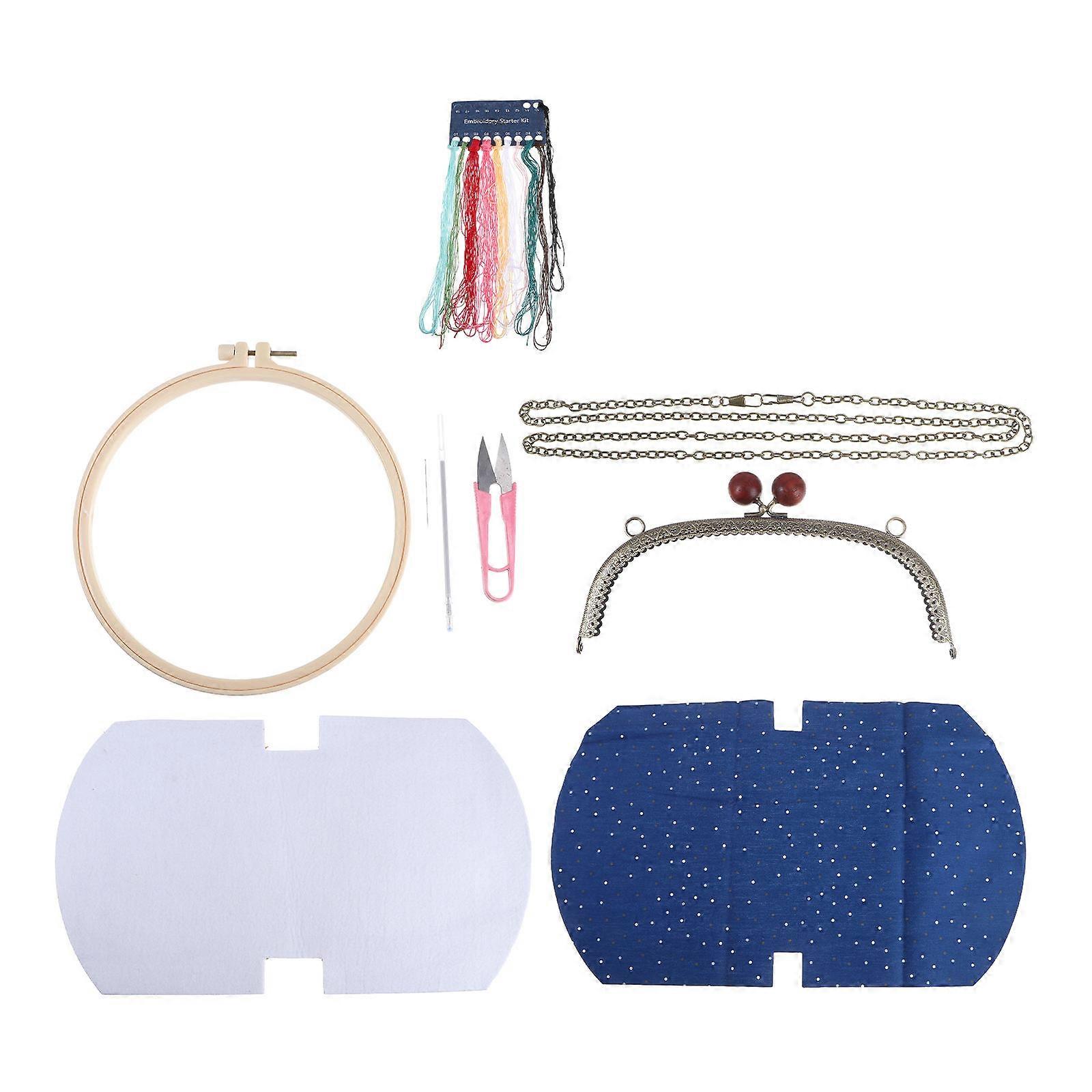 Practical Cross-Body Embroidered Satchel For Women With Anti-Scratch Feature And Large Capacity 1Pcs