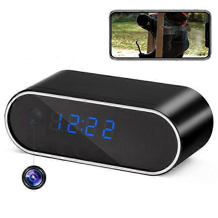 "Connected Spy Alarm Clock for Home, Android PC Apple Full HD Wifi IP P2P YONIS"