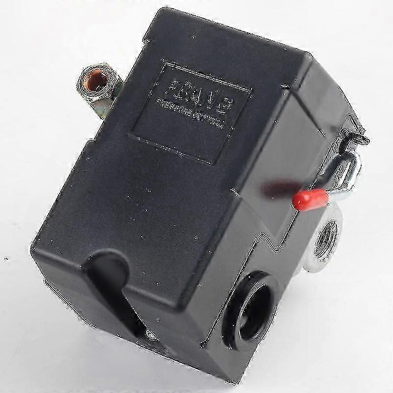 4-Port Air Compressor Pressure Switch, 95-125 PSI Range, 20A Rating, Replacement for LF10-4H Model