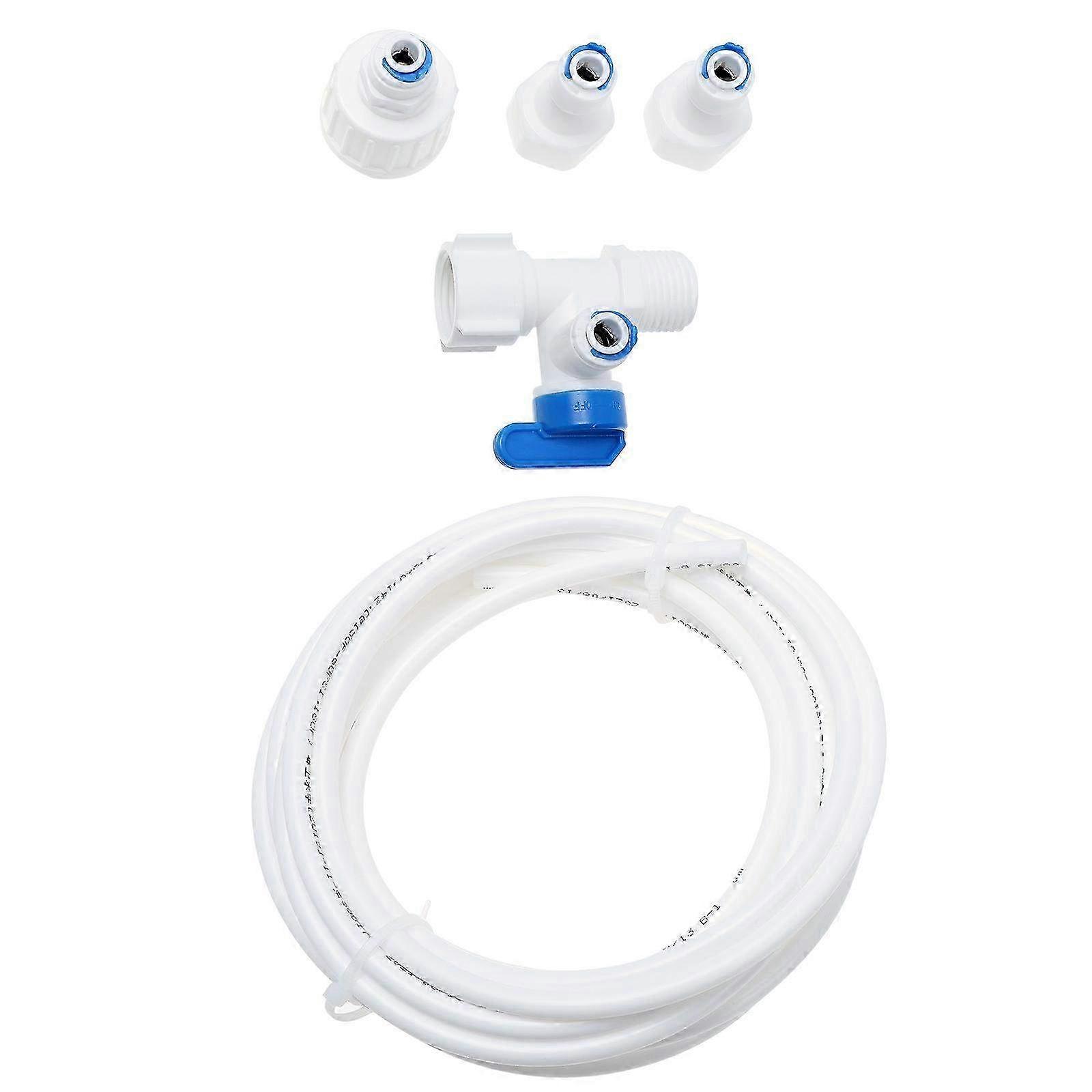 Universal Ice Maker Water Line Kit with Adapters and Fittings for Easy Installation on Most Refrigerators and Ice Makers