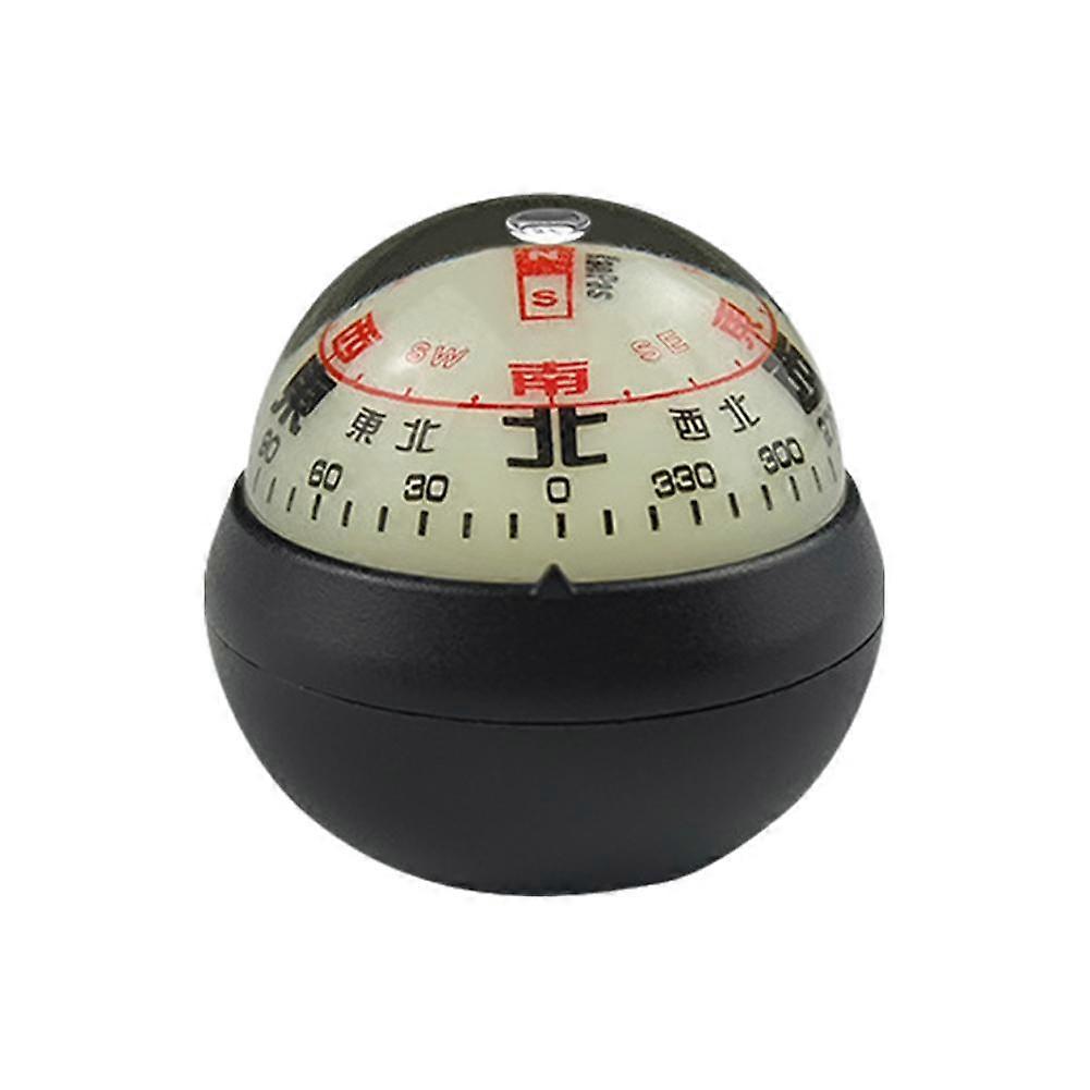 Compass for Car Dashboard Compass Ball Shockproof Waterproof Luminous Ball