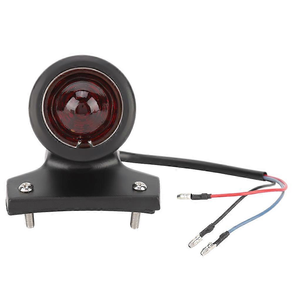 Retro nero fanale posteriore lampada freno per moto universali LED luce posteriore impermeabile