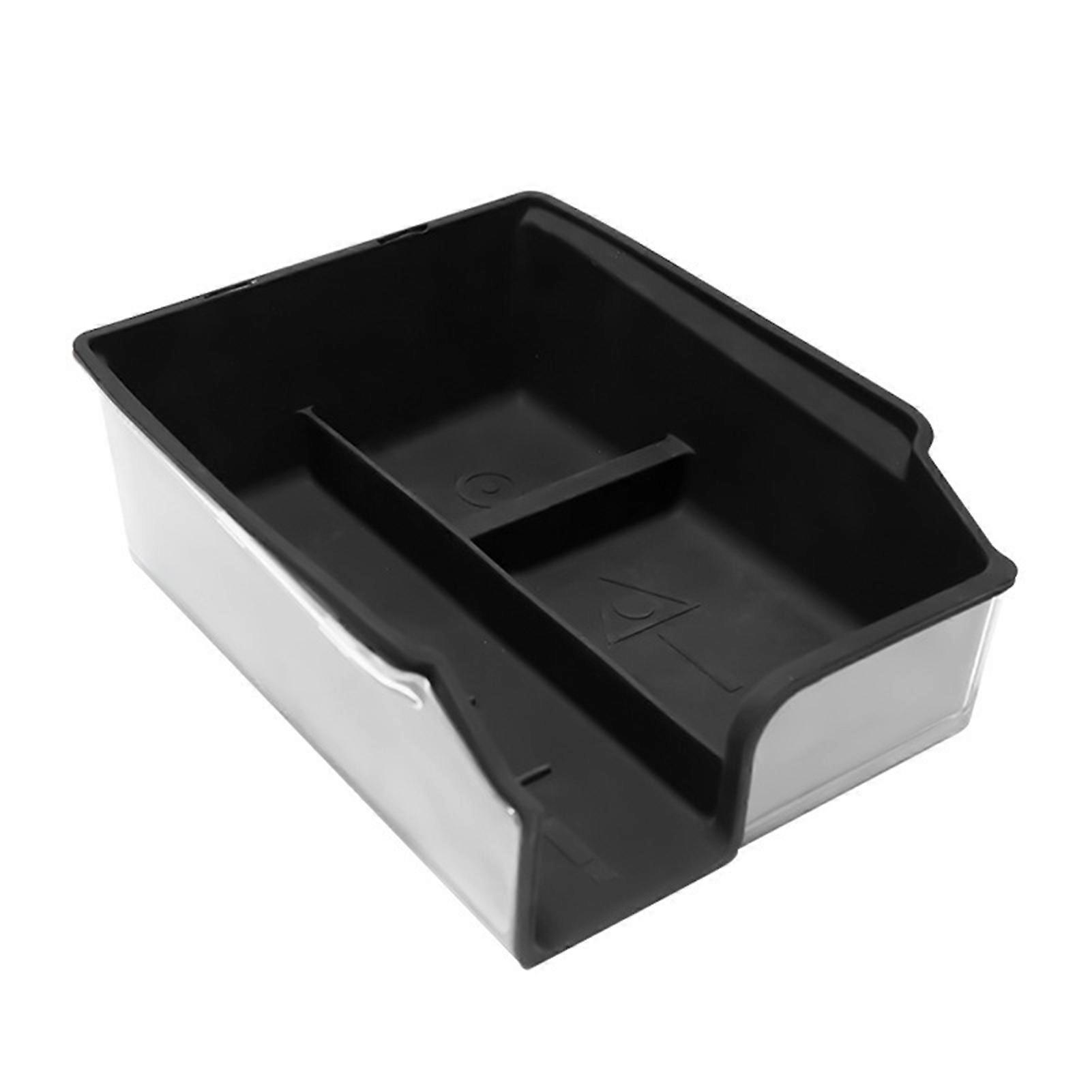 Car Center Console Organizer Compatible with Tesla Model 3 Y Black Storage Tray Accessory