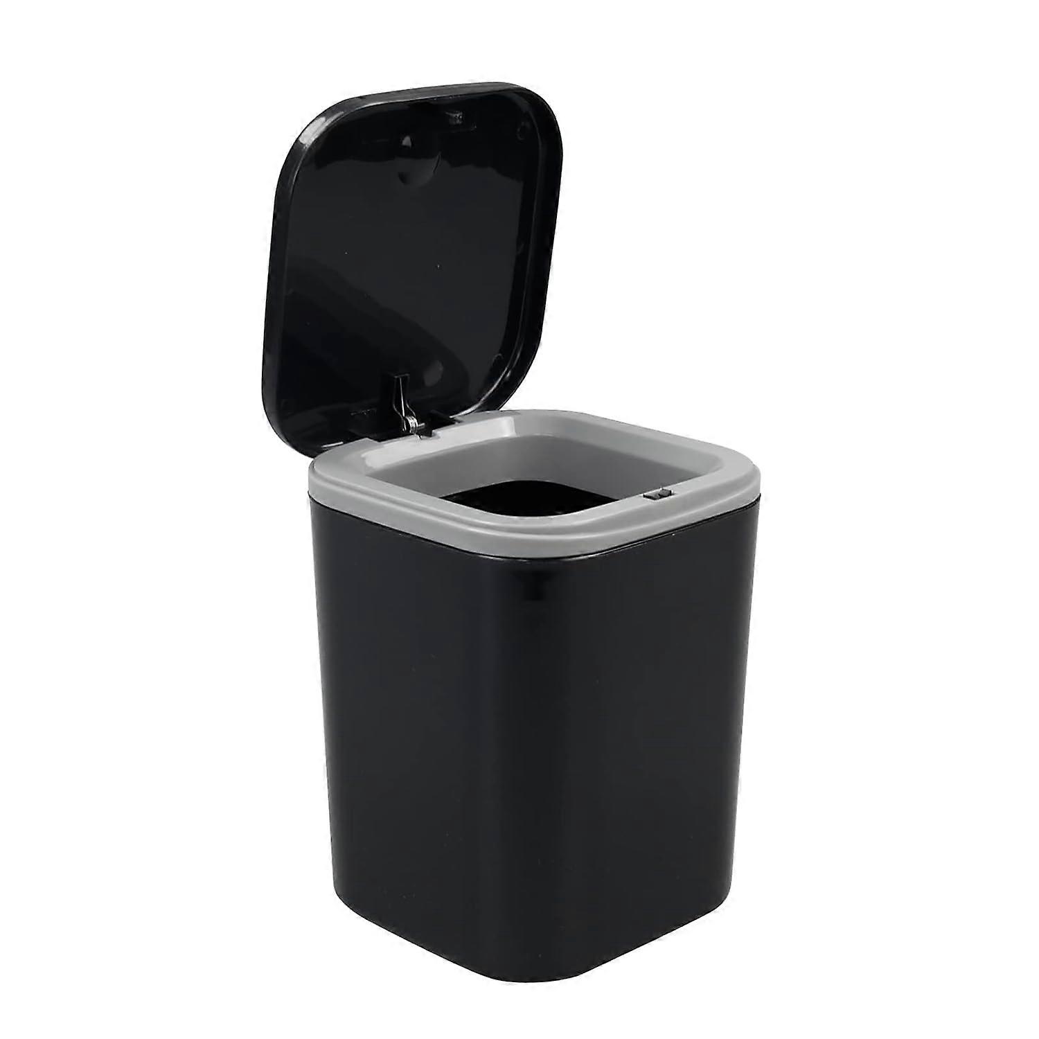 1 piece, small plastic trash can, desktop mini trash can