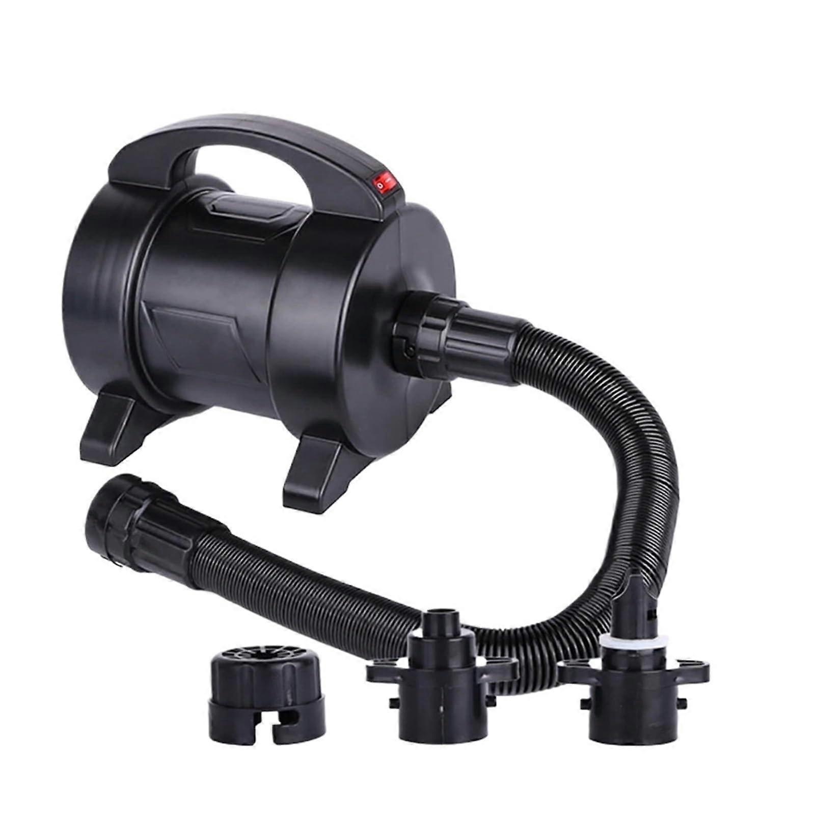 Electric Pump Air Mattress Pump Quick Inflation Inflator Deflator With 2 Nozzles For Air Beds Rafts Boats