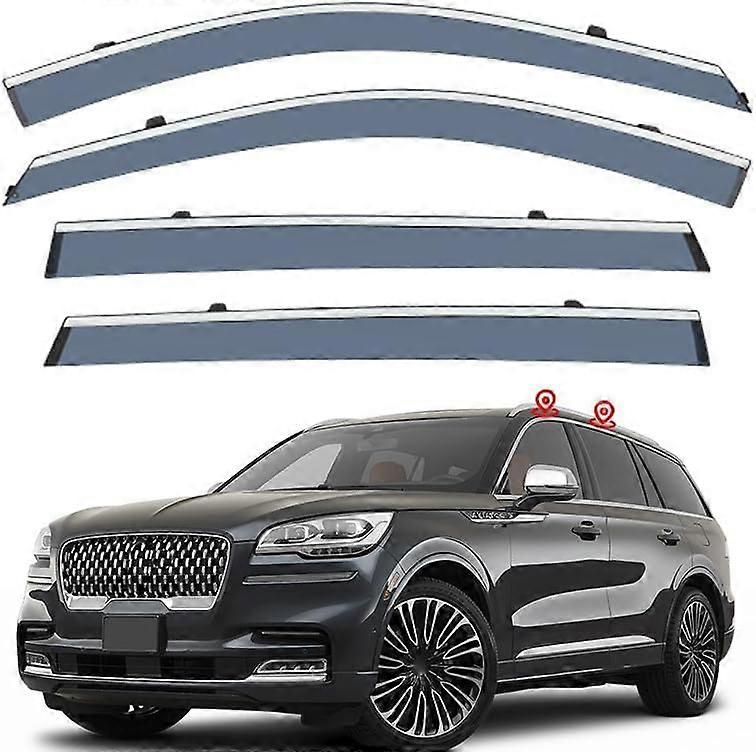 Auto Windabweiser 4 Stück Für Aviator MK2-U611 2020, Seitenscheiben Regenabweiser, Wetterfeste Autotür Zubehör