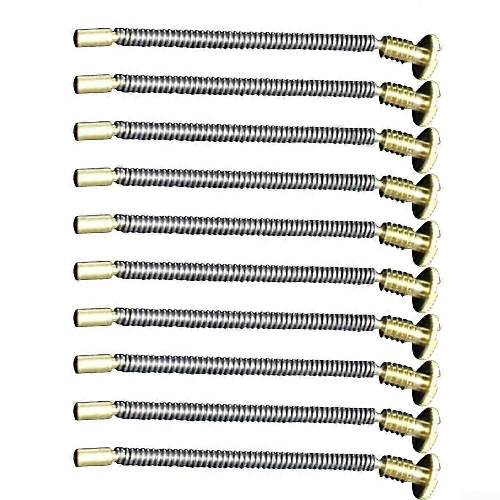 Flint Spring Screws for Kerosene  10 Piece Kit with Base Plates for Convenience