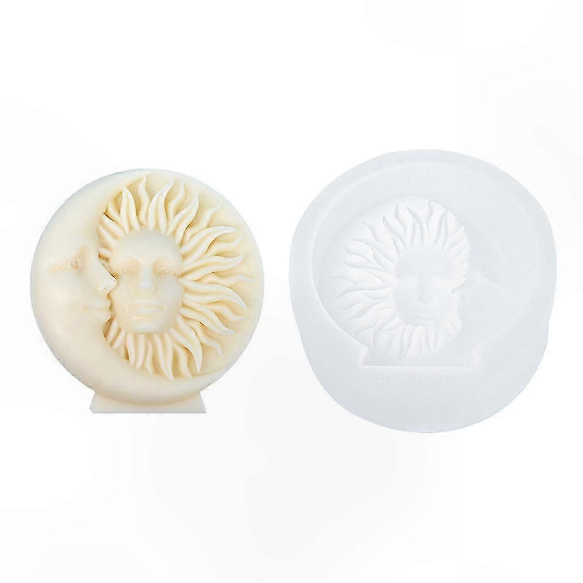Silicone Mold for Candle Making, Moon Goddess Design for Soap, Chocolate, Resin, and Gypsum Crafting