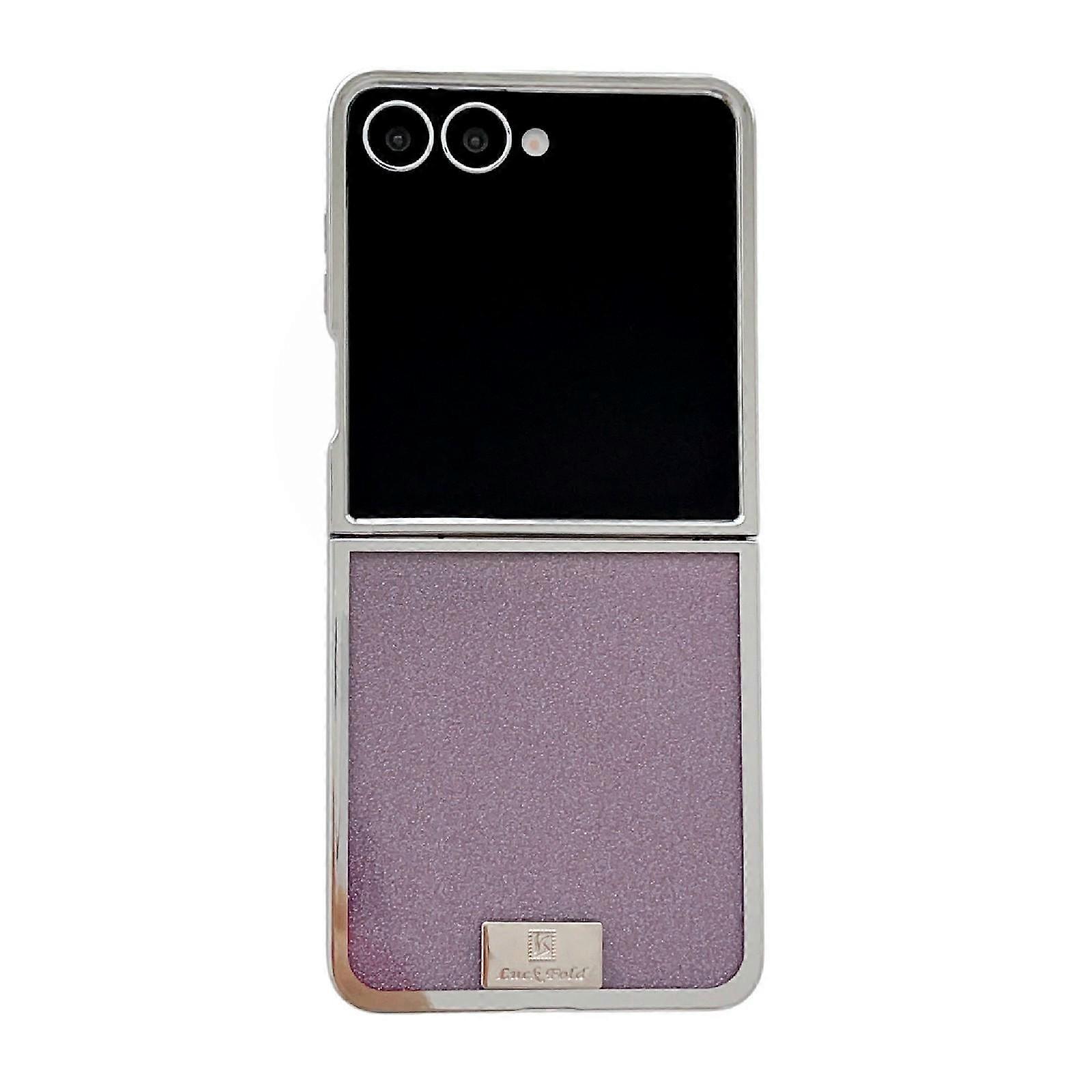 Plating Frame Glitter Paper Nameplate Full Coverage Phone Case