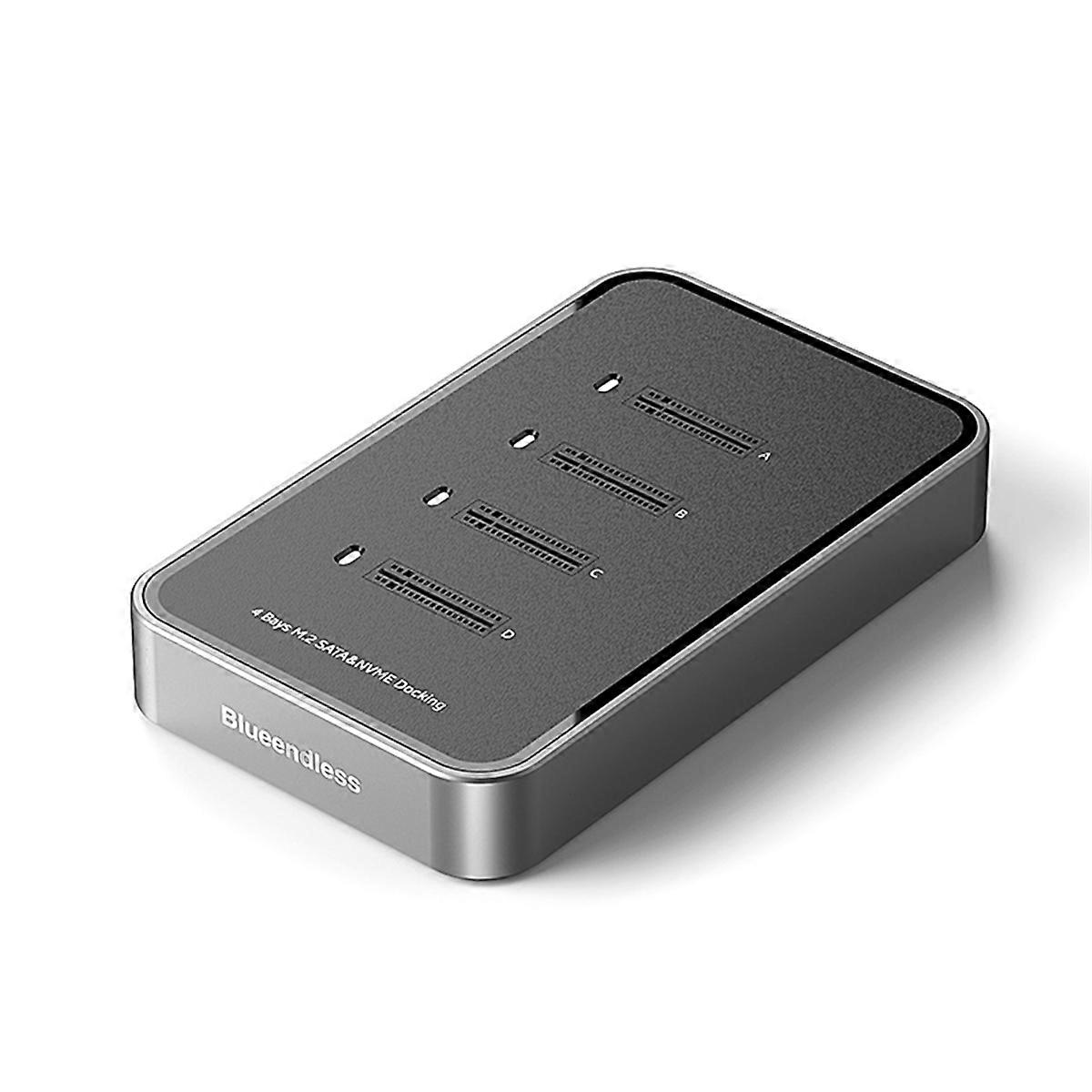 M.2 NVMe/SSD-Dockingstation mit 4 Einschüben EU-Stecker