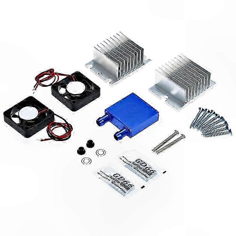 Compact Air Conditioner Kit with Thermoelectric Cooling System and Fan for Home Use