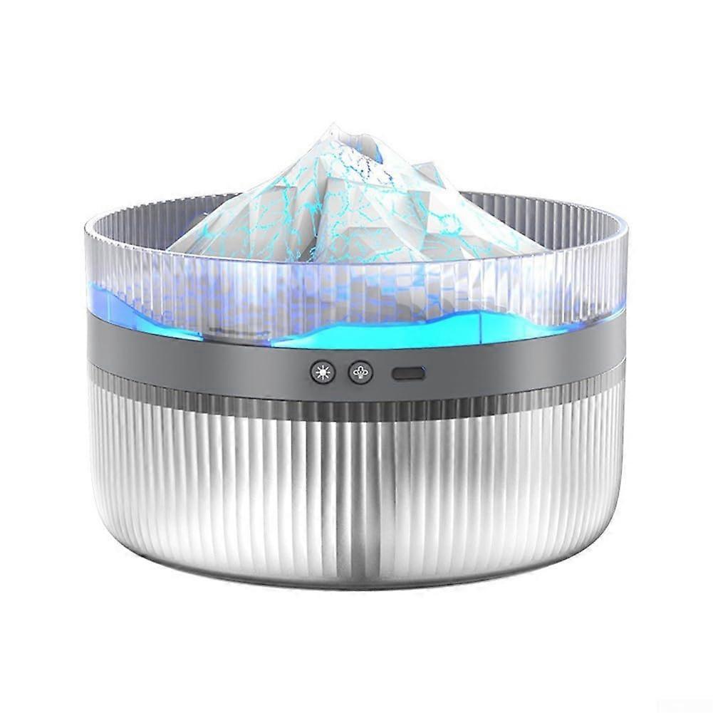 Aromatherapy Humidifier Dual Light Modes Large Water Capacity Long Lasting Mist Ultrasonic White