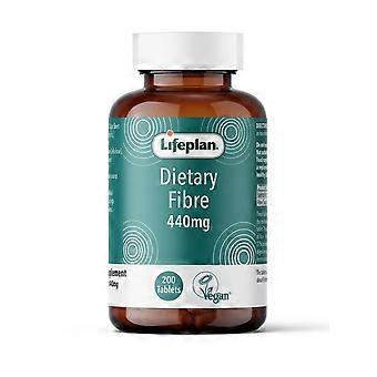 Lifeplan Dietary Fibre 200 Tablets - 2 Pack