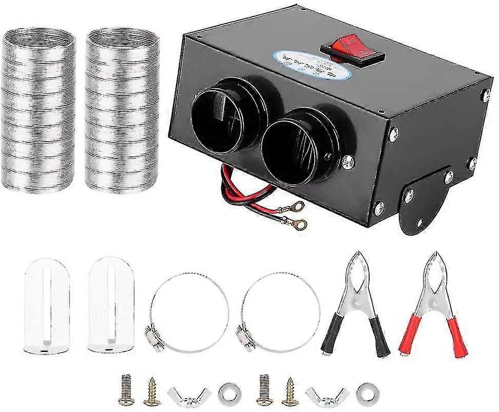 Car Heater,500w Full Automatic Low Noise Low Consumption  Purifies Defrost Defogger