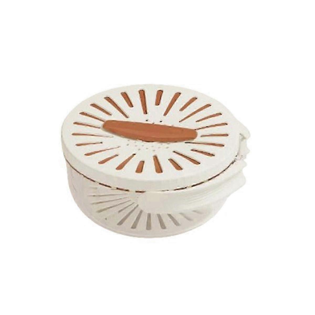 Vegetable draining bowl for home with collapsible colander