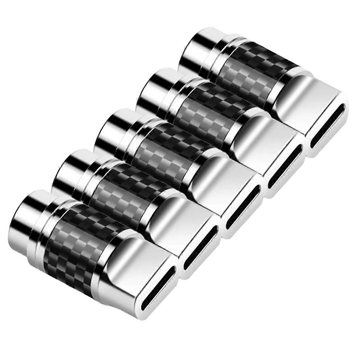 USB C Steckverbinder mit Chip ALC5686 Typ-C Steckverbindergehäuse 5 Stück Silber