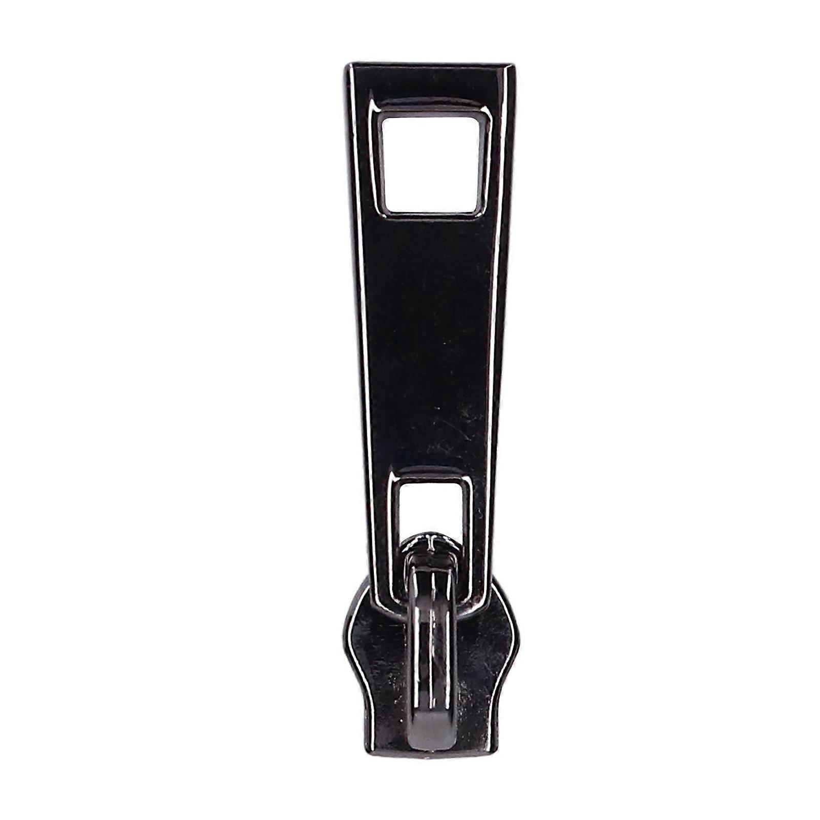 5Pcs Zipper Sliders Multi Purpose Easy to Replace Detachable Reusable Zipper Repair Kit for Clothing Bags Pillowcase DIYBlack