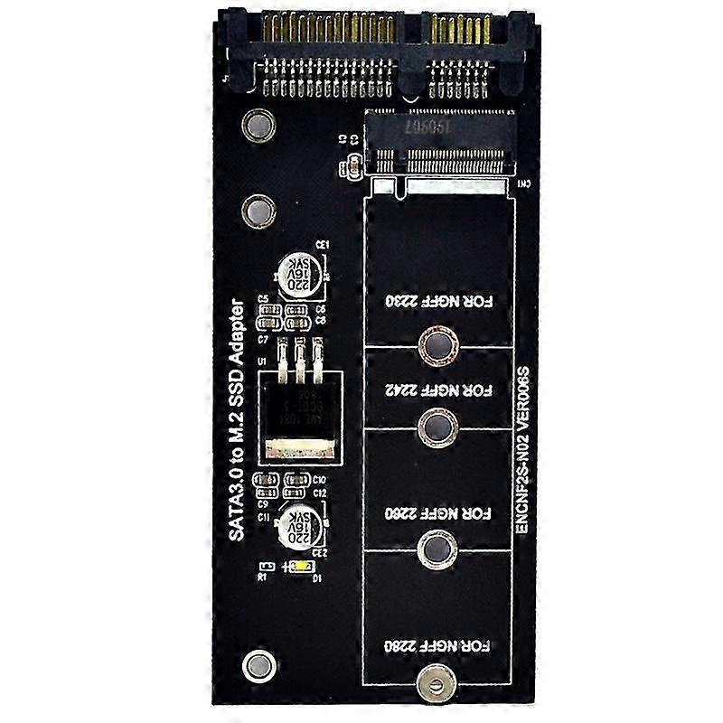 NGFF M.2 Adapter M2 SATA3 Raiser to SATA SSD Expansion Card B Key Suppor 30/4