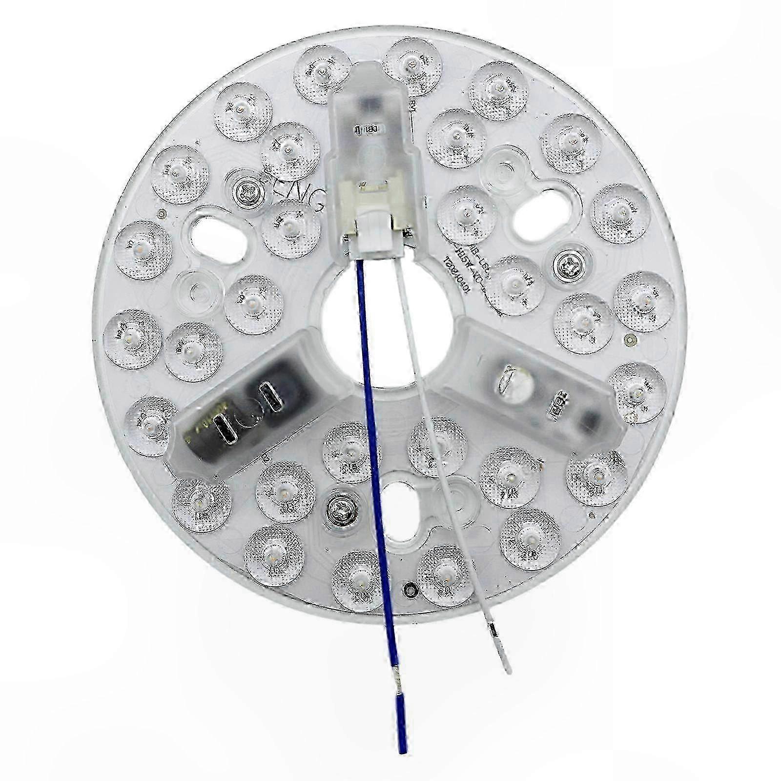 LED Ceiling Light Module 15W Round Panel with 3 Color Temperature Options Multicolor Replacement Board for Ceiling Fans A-GB