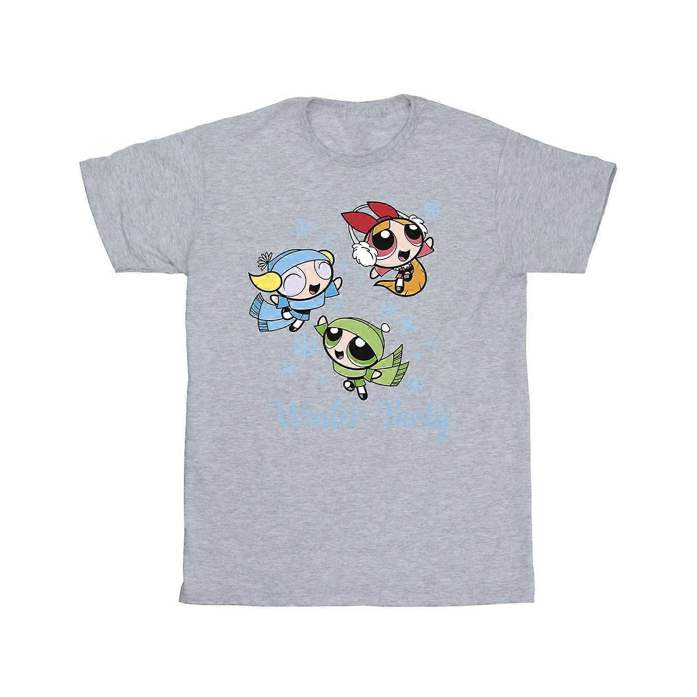 Powerpuff Piger Herrer Piger Vinterfest T-shirt