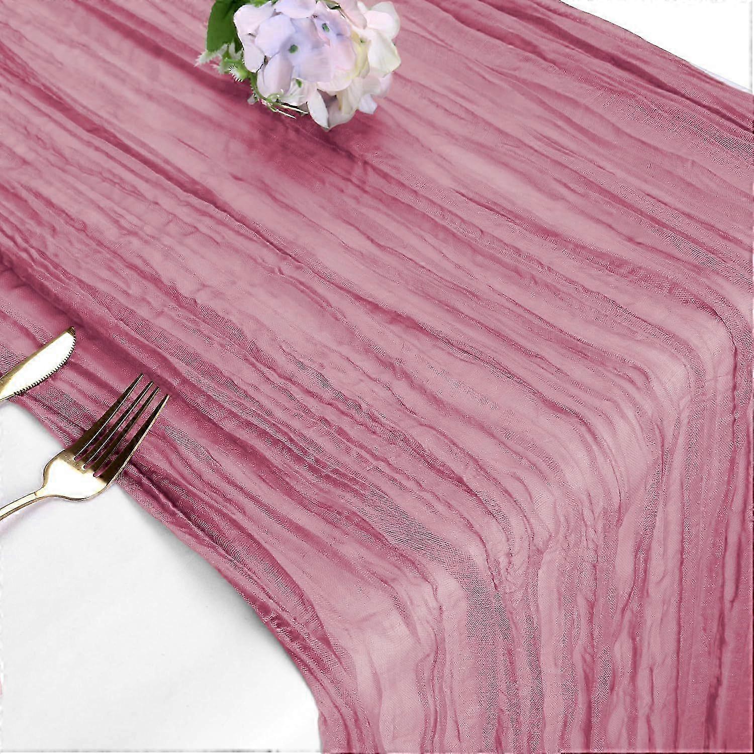 Cheese Table Runner Bohemian Ruffles - Perfect for wedding occasions, brings warmth and romance 2025