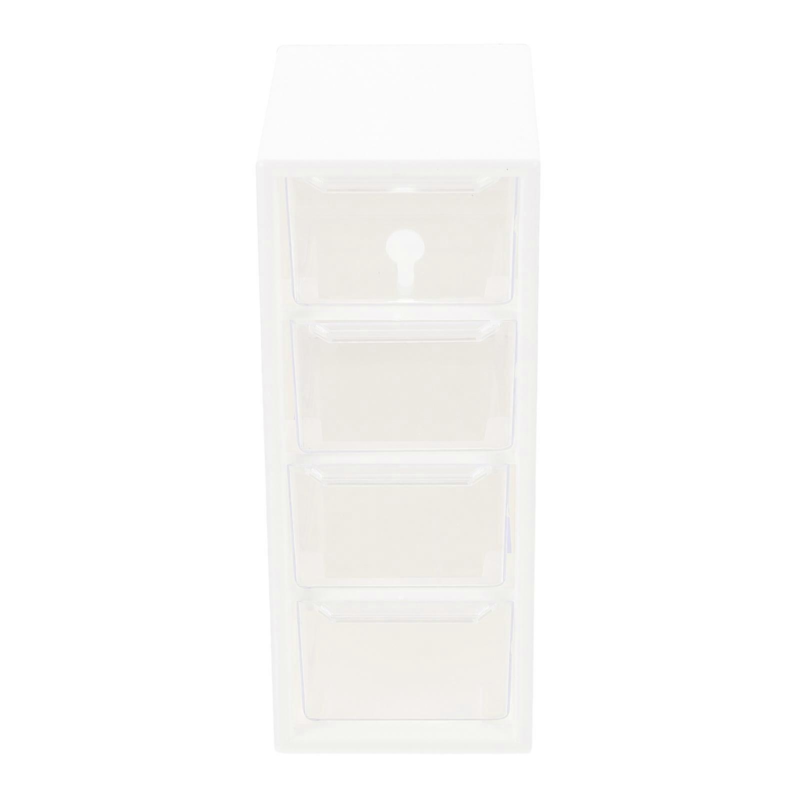 Multi Layer Storage Box Jewelry Storage Box for Desktop Use 4Pcs