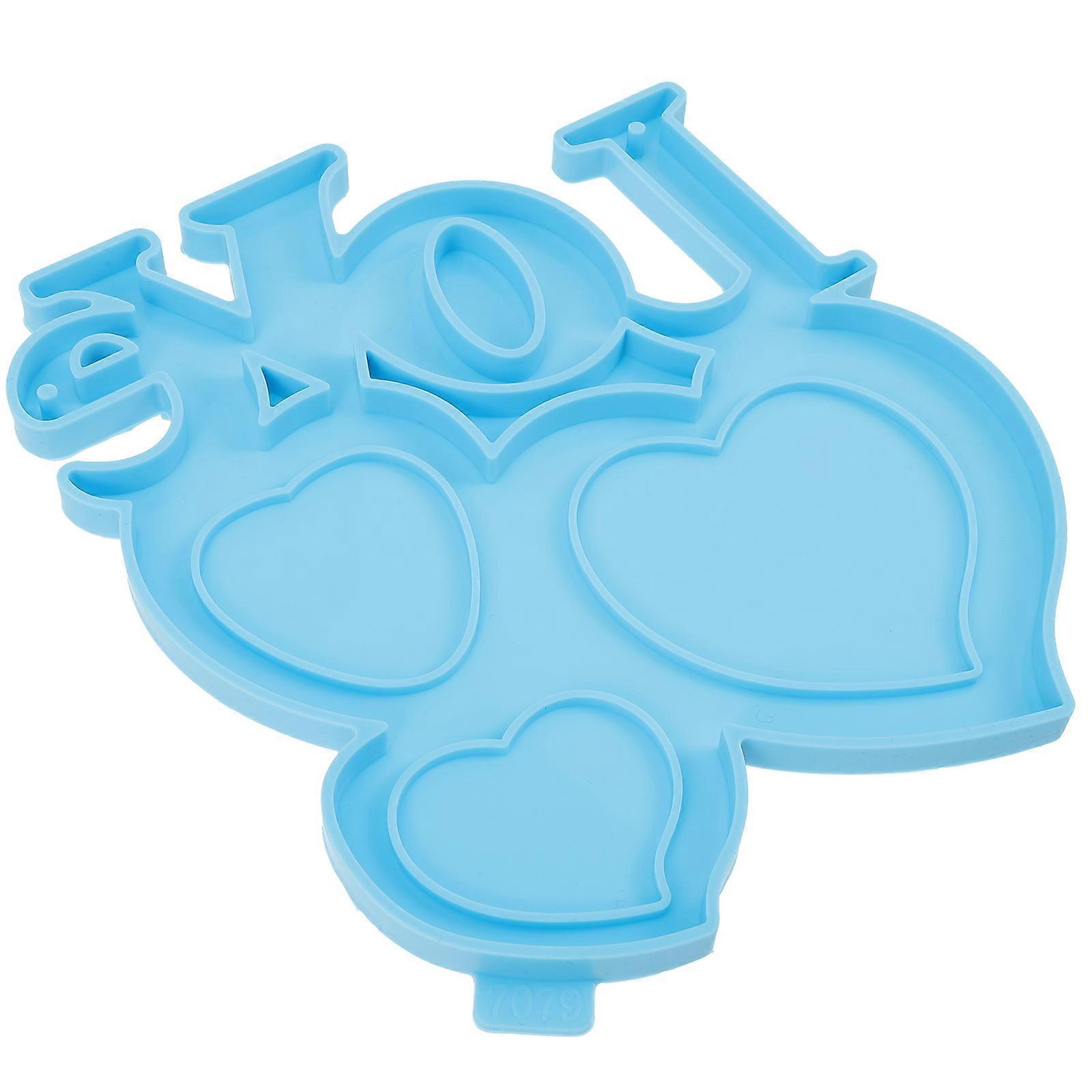 Valentine's Day DIY Photo Frame Mold for Craft 3Pcs Silicone Set