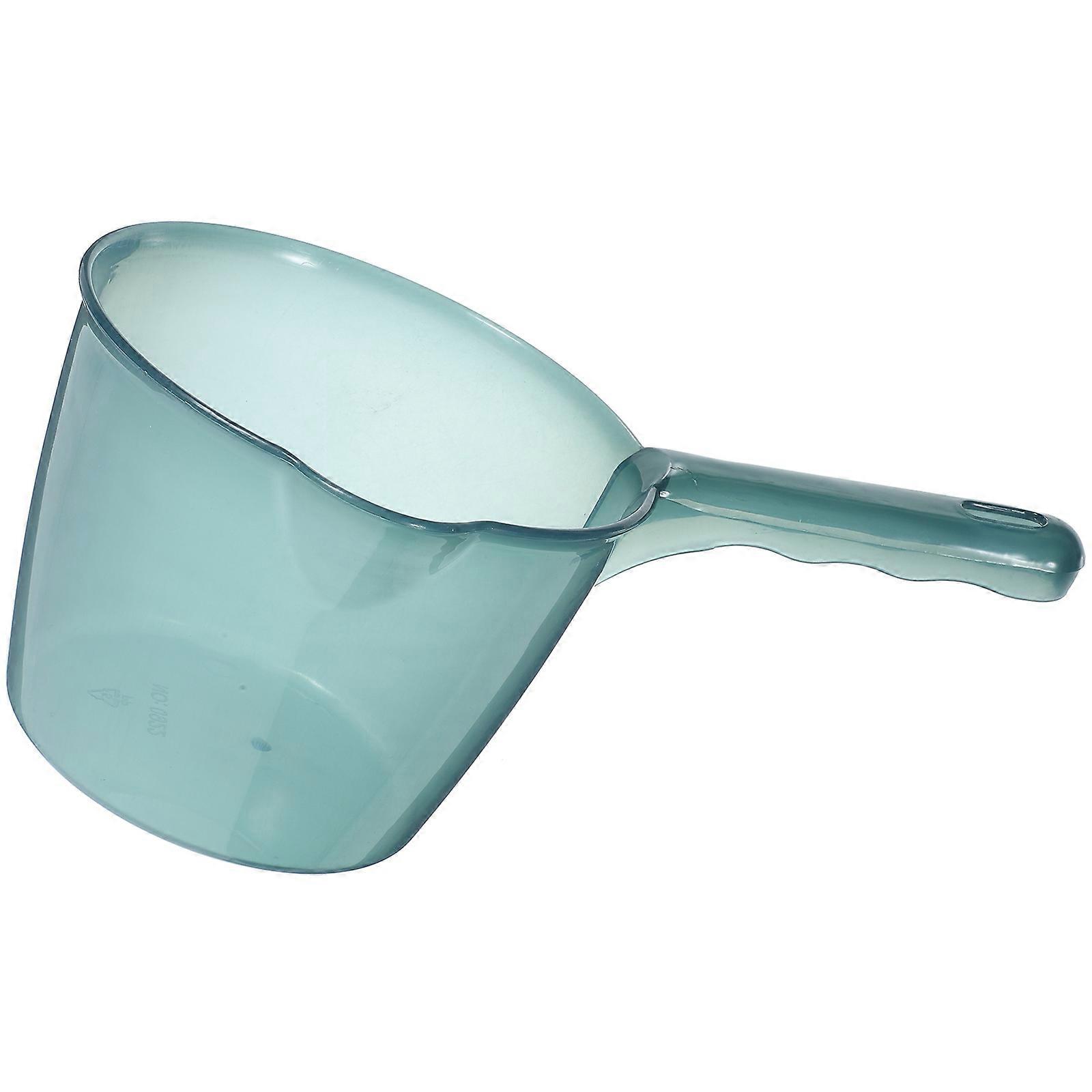 Plastic Kitchen Water Ladle for Serving 3Pcs Blue Household Scoops