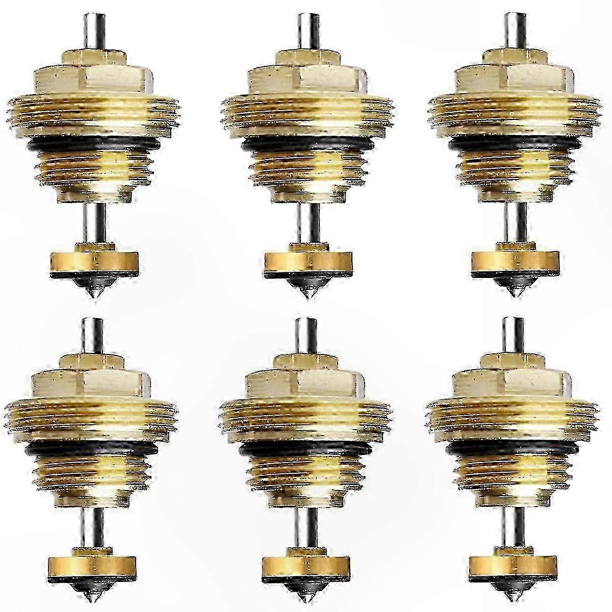 M30 X 1.5 Thermostatic Valve Core 6-Pack for Underfloor Heating Systems