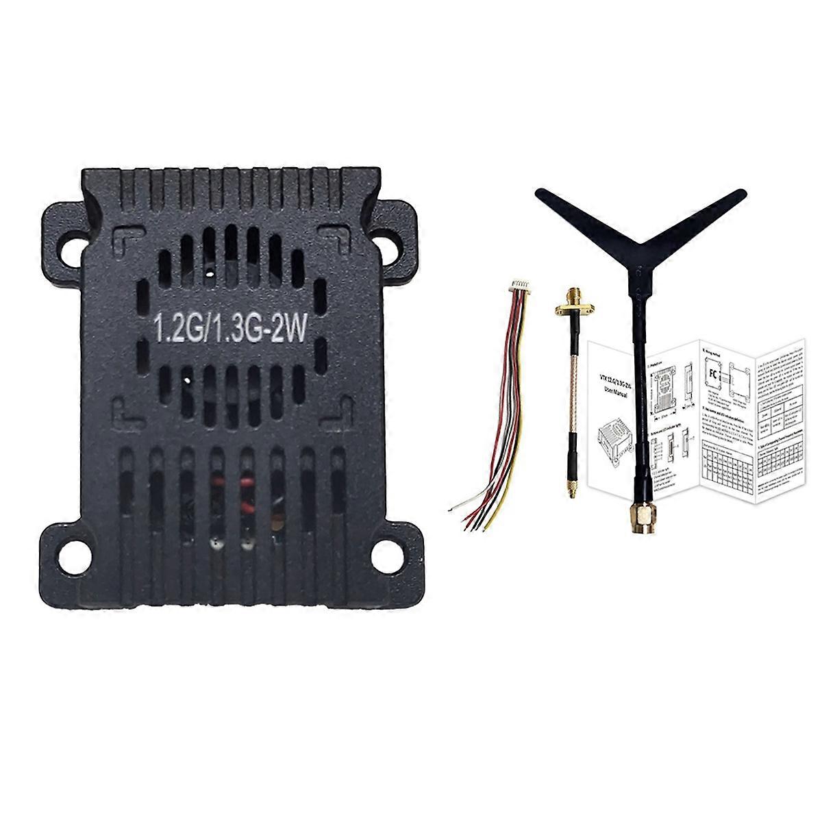 1.2G 1.3G 2W VTX 9 Channels 2000mW FPV Video Transmitter