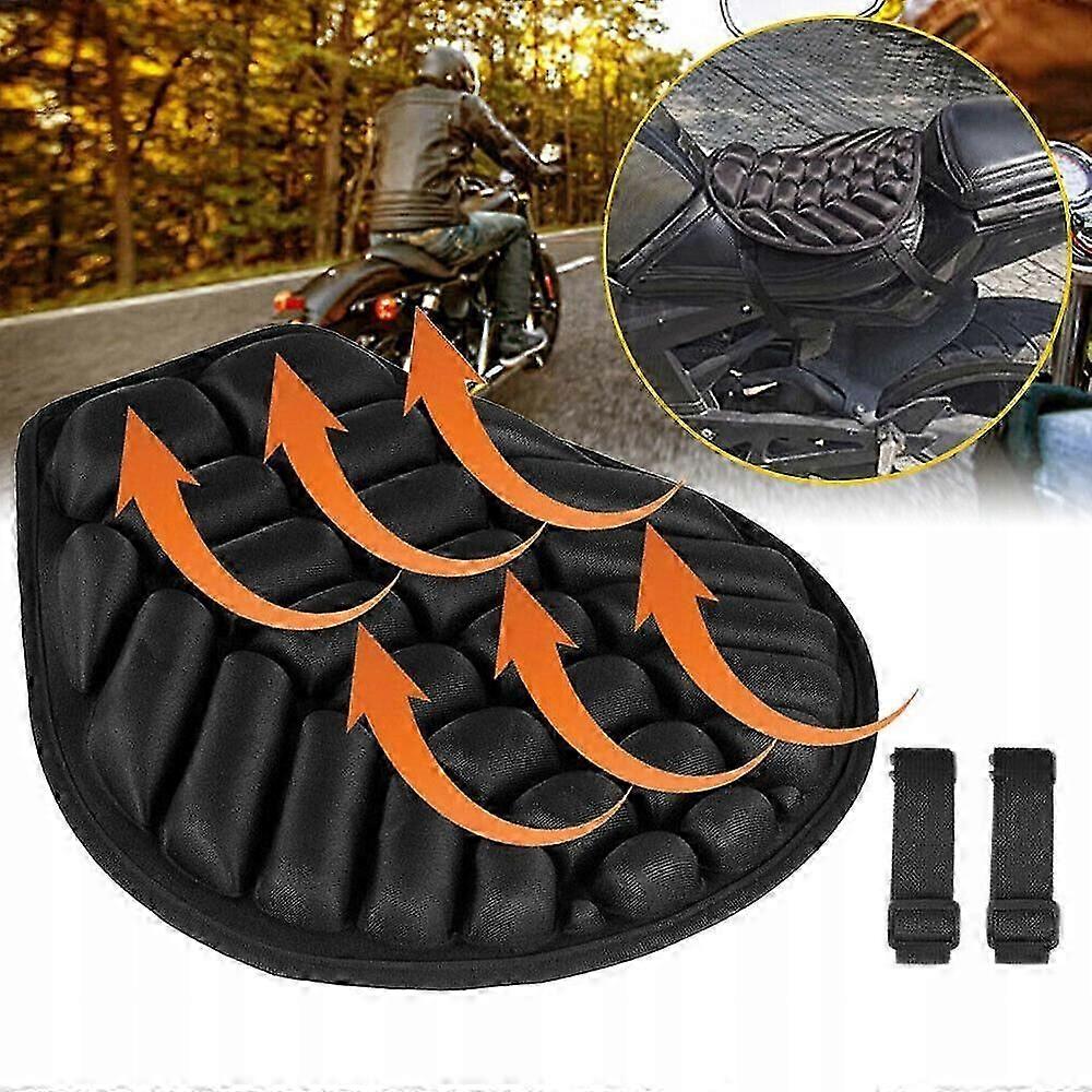 Shock-absorbing Motorcycle Seat Cushion