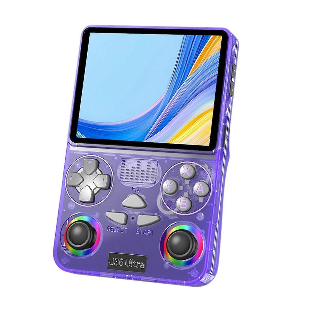 J36 Ultra Retro Handheld Game Console 64G 20000 Games 3.5 Inch Video Portable Game Player Supports 20+ Simulator C
