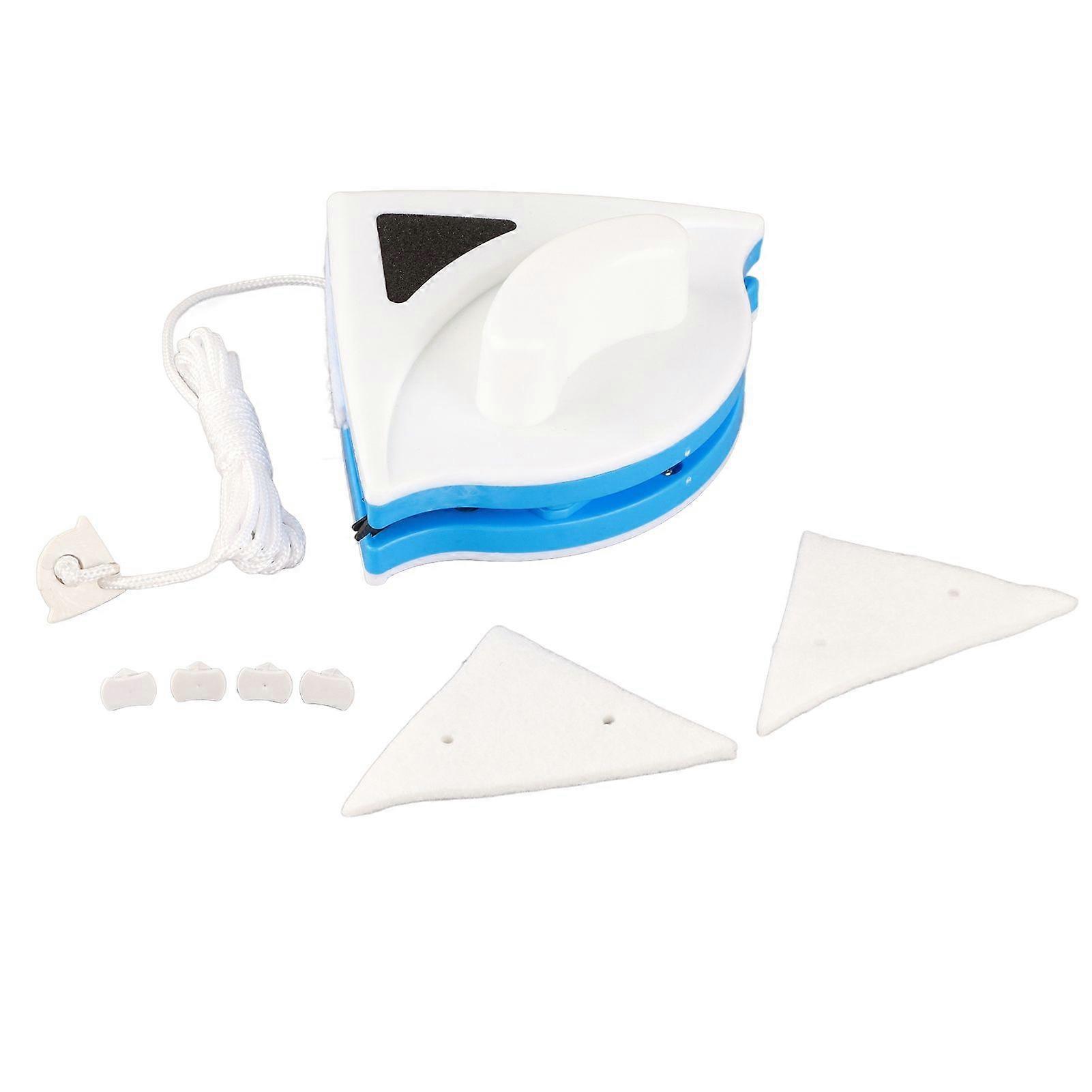 Plastic Double Side Home Window Glass Cleaning Tool Magnetic Useful Glass Surface Wiper Brush