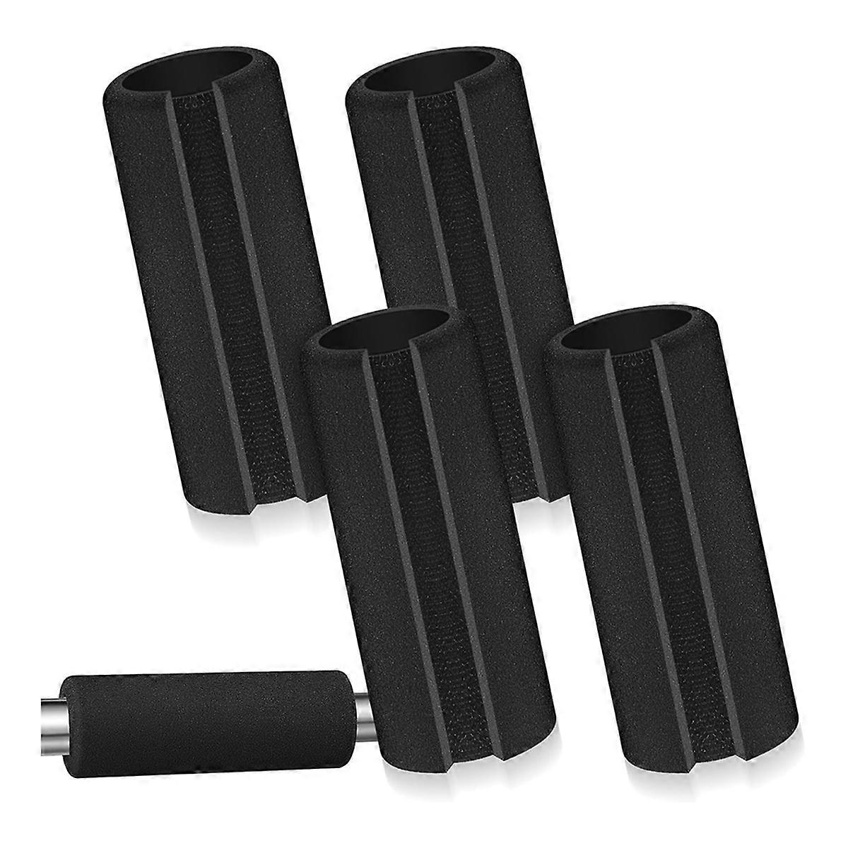 4 Pcs Handle Grips NBR Rubber Foam Grip Wrap Soft Buffer Tube Cover Pad Handle Covers for Fitness B