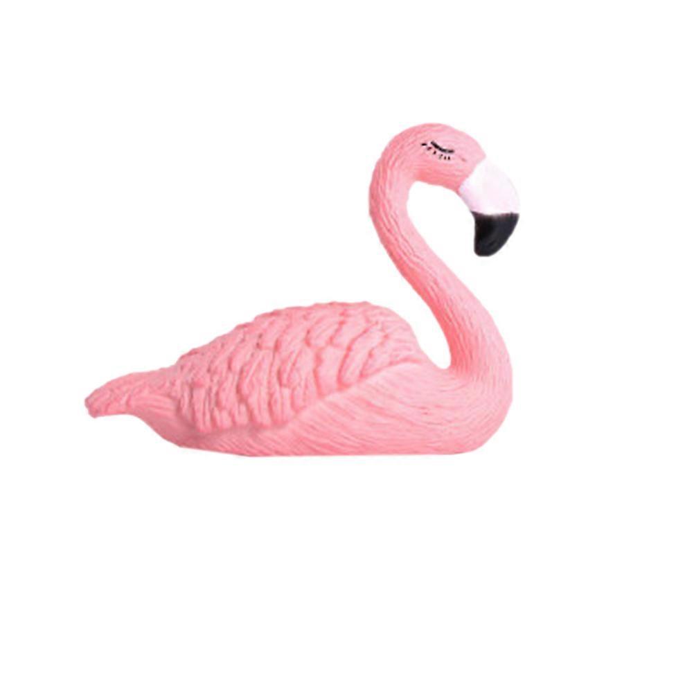 Pink Nail Art Shelf for Display 3Pcs Flamingo Nail Tip Practice Holder