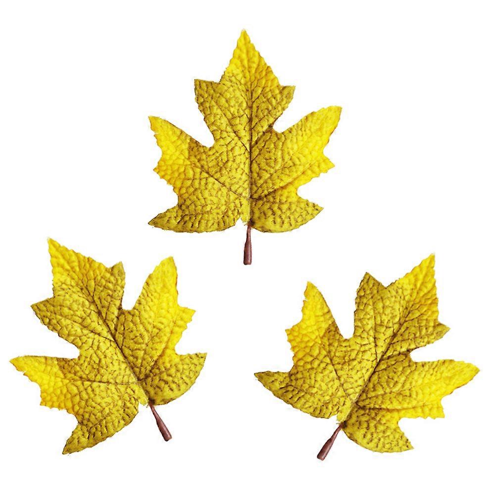Artificial Maple Leaf Decor for Party 40Pcs Autumn Leaves Assorted Color
